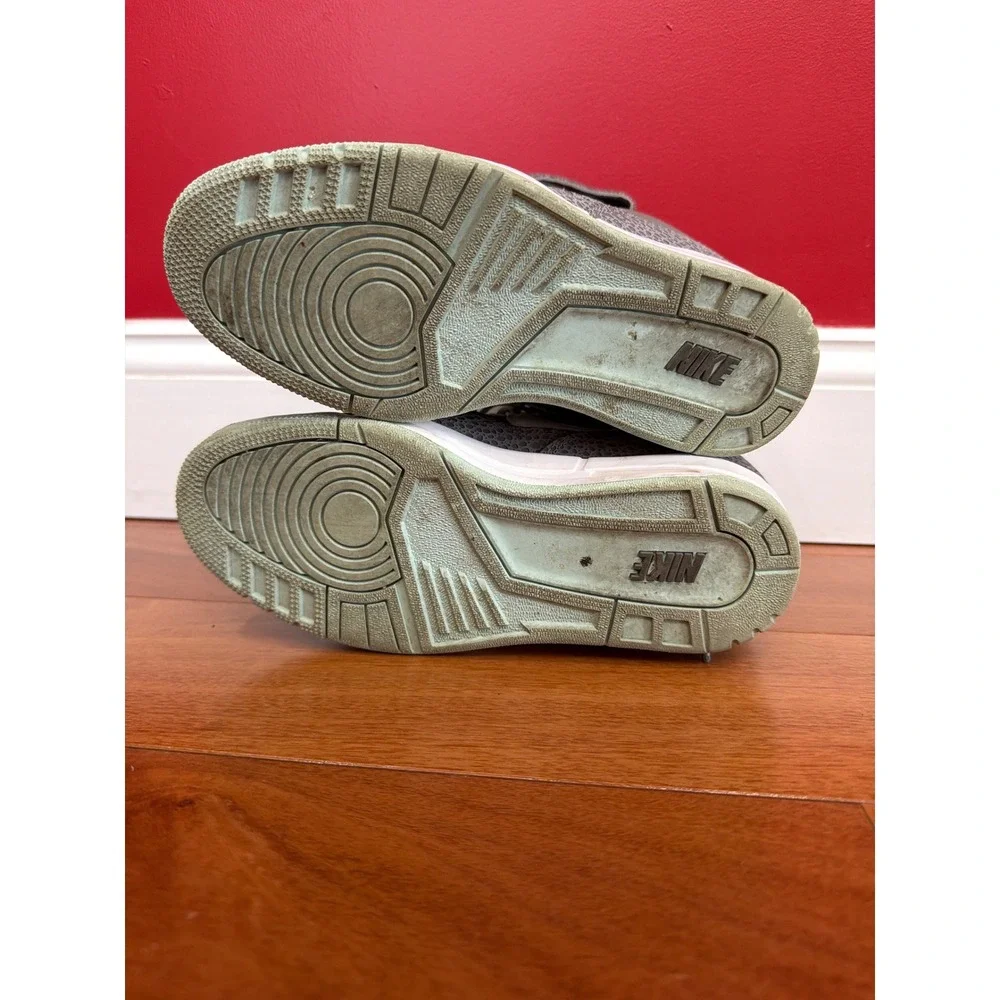 Nike Dunk Sky Hi Wedge Sneakers Womens Grey Safari‎ Print 599410-006 Size 9